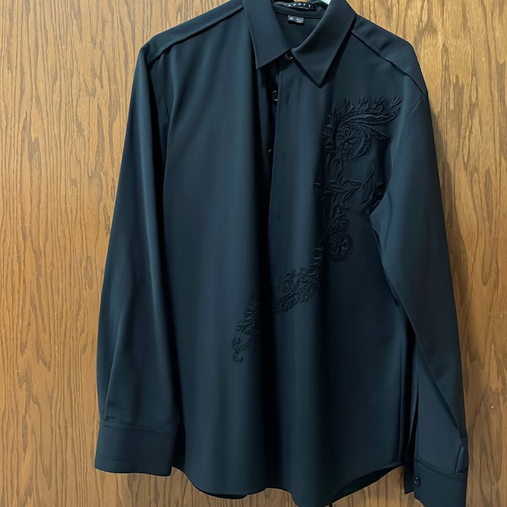 Theory men’s wool dress shirt, size M